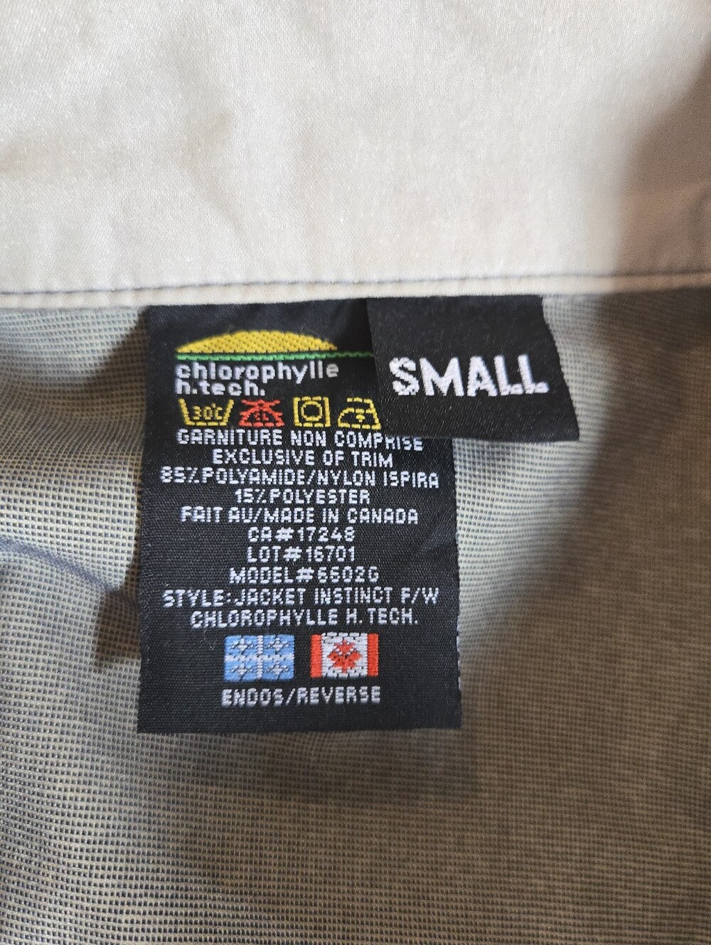 Chlorophylle | Light Beige Women's Zip-Up Jacket, Size S - Picture 5 of 7